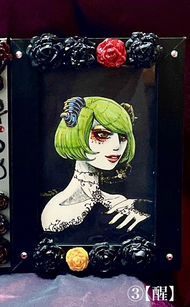 【死神と薔薇 vol.2】額装展示原画