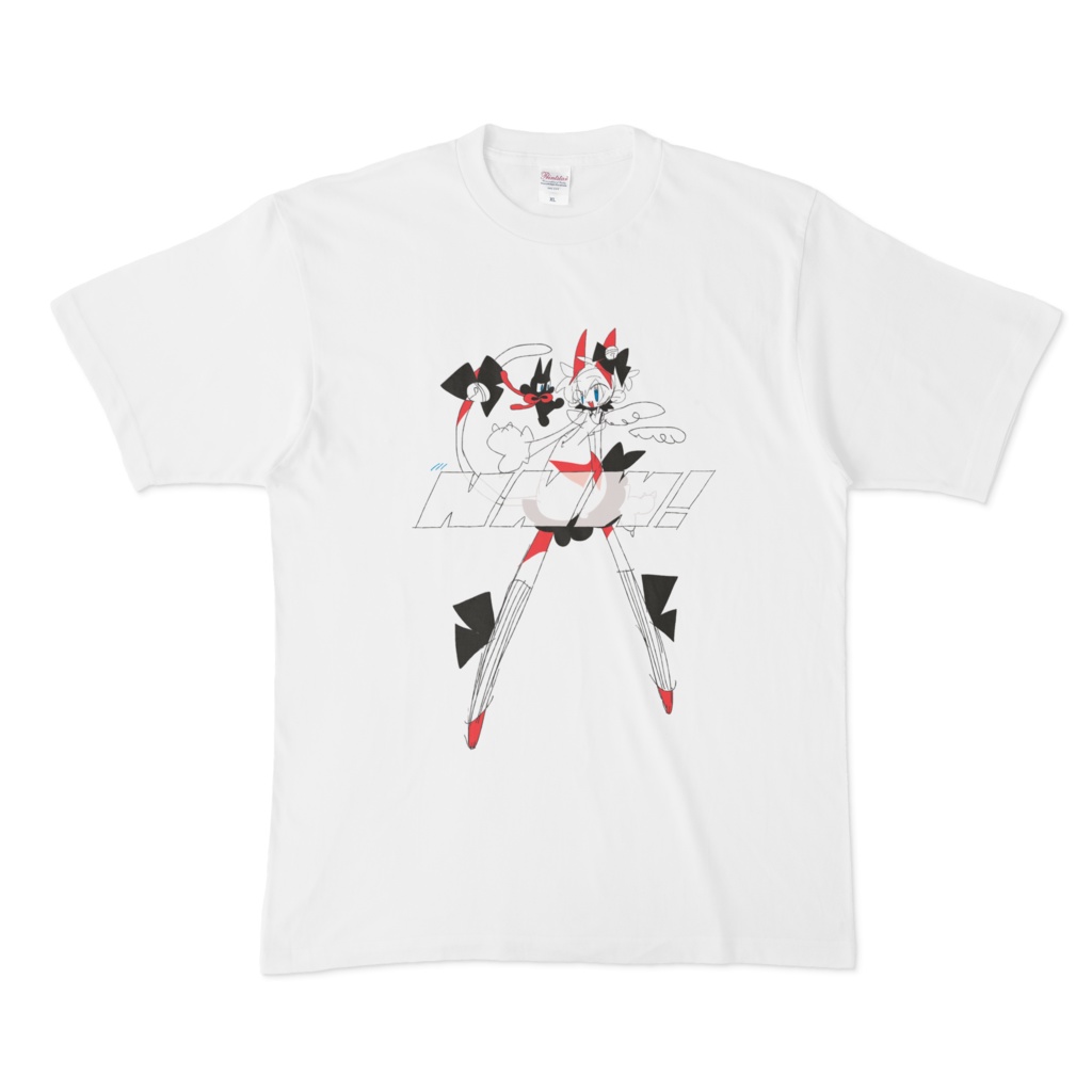 ねこの手を借りたTシャツ