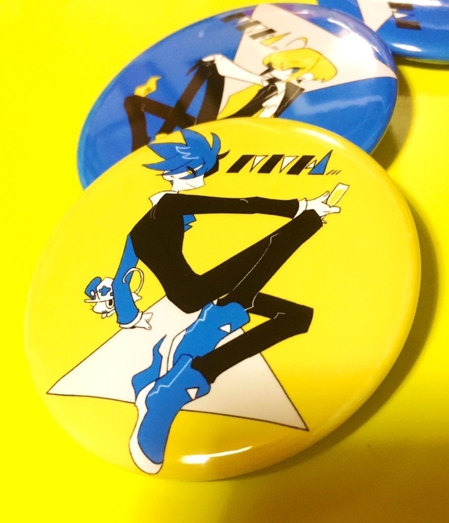 ガロとリオのカンバッジ