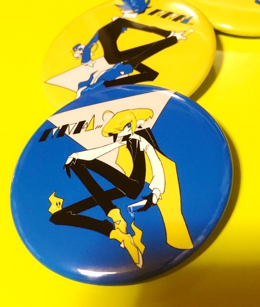 ガロとリオのカンバッジ