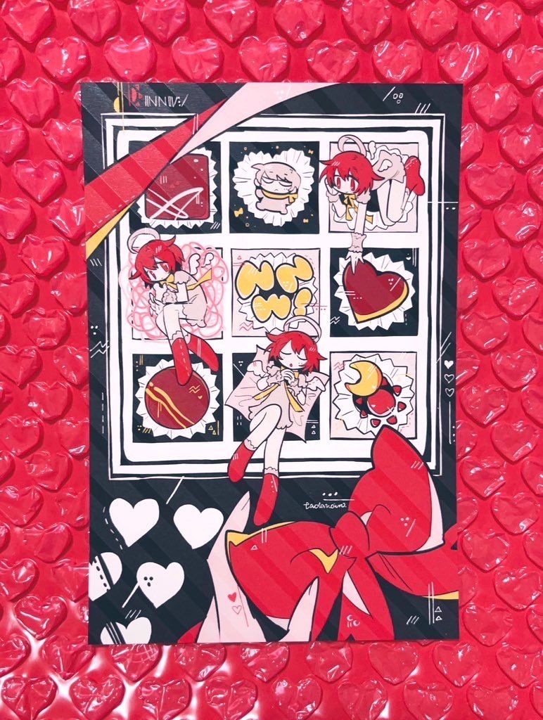 庵のチョコレート箱ポストカード