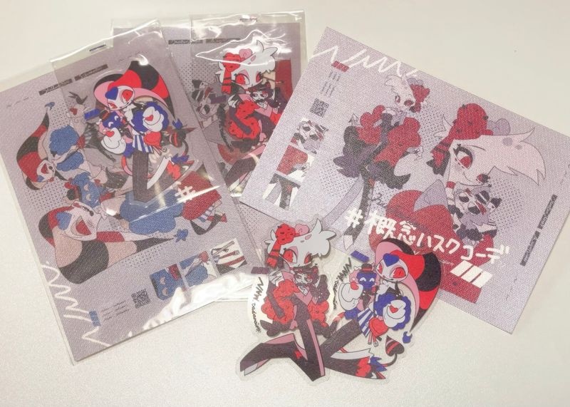 エンジェルとフィズのポスカ＆ステッカーセット