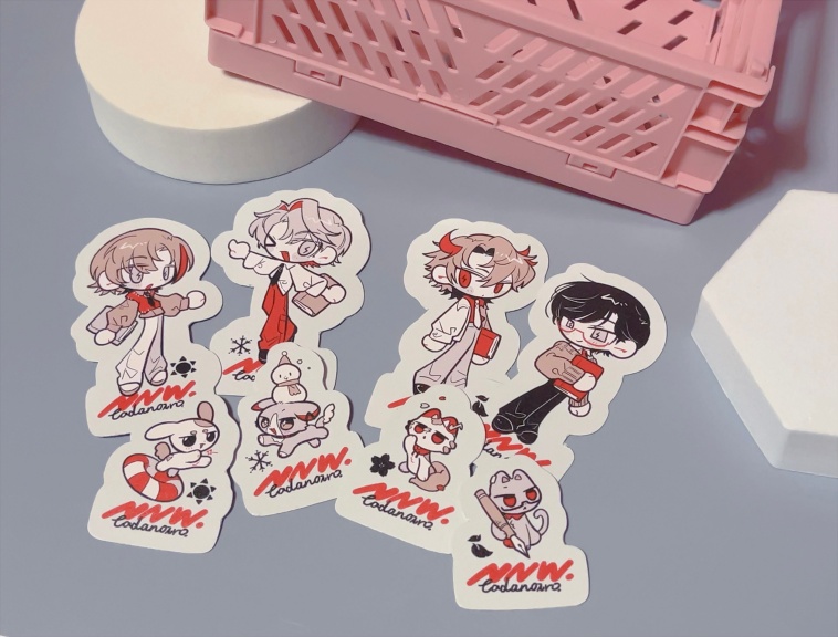 SoLヴォルタ＆わんにゃくしょんのシールセット