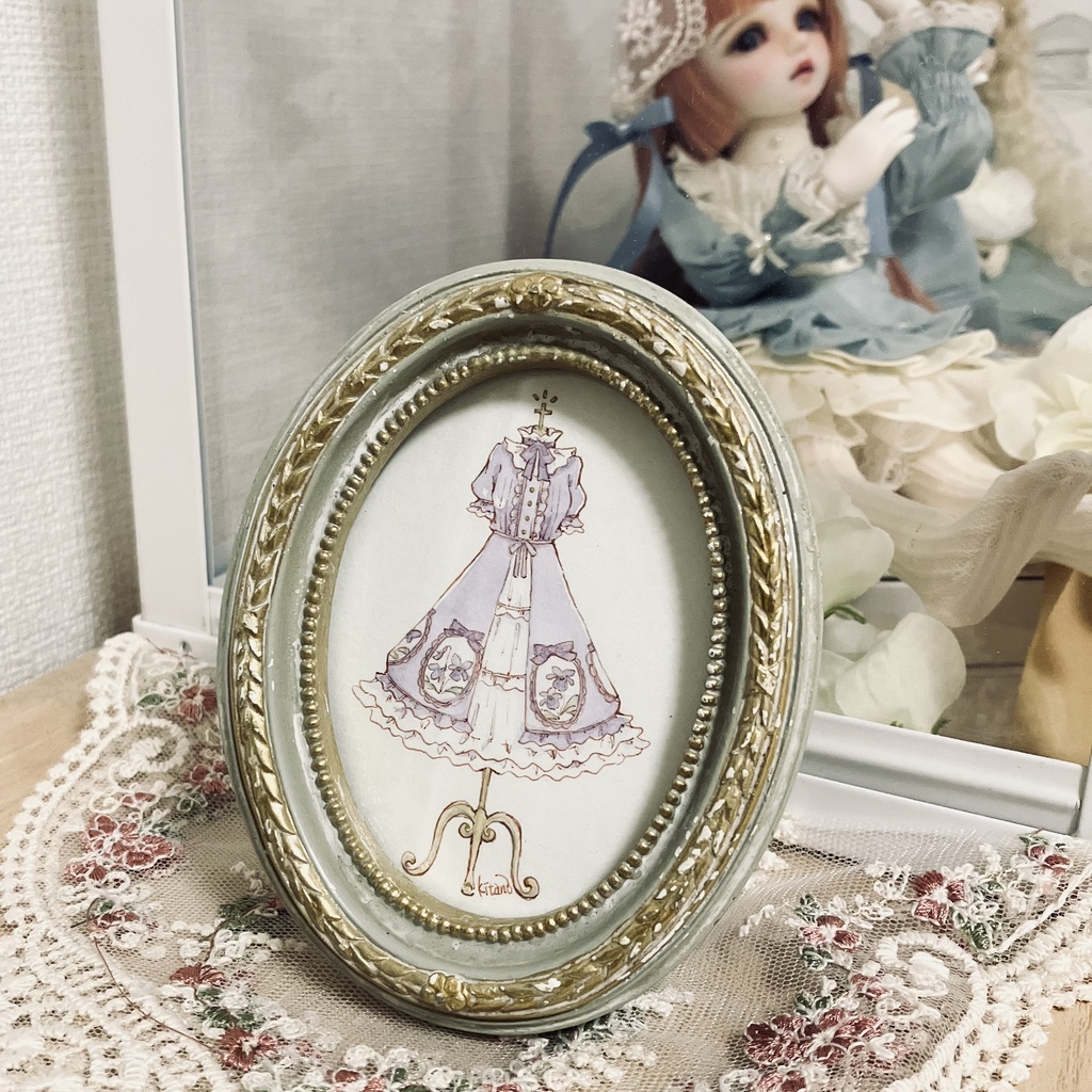 額装「彼女との思い出」