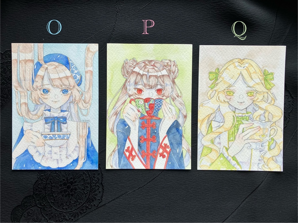 フレームレス原画（O〜Q）