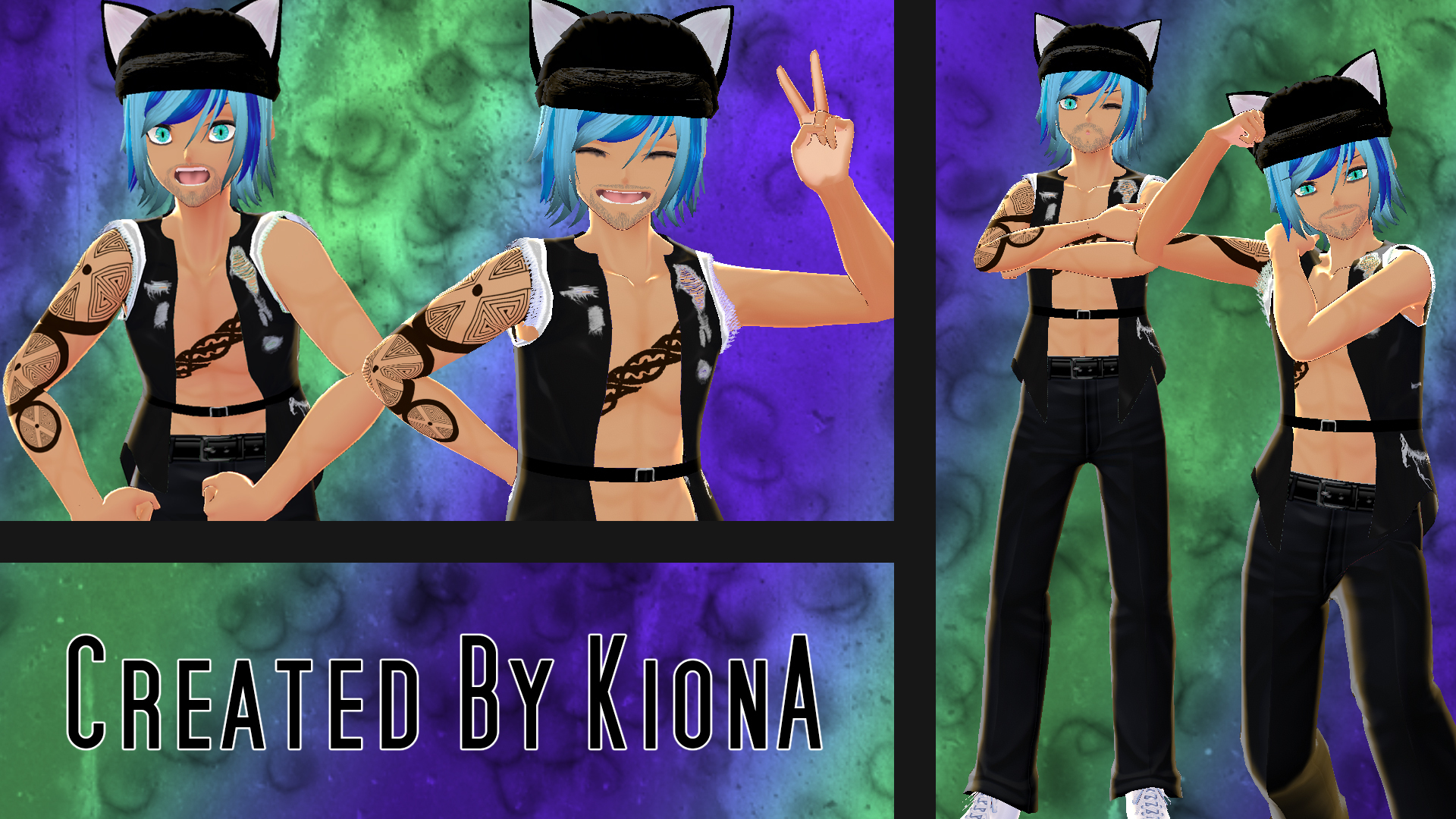 Vroid Neko Man Avatar