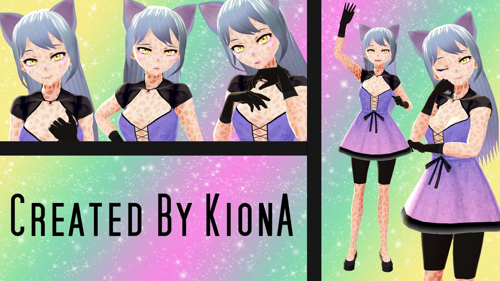 Vroid Neko Girl Avatar