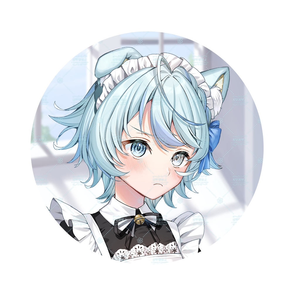 メイド缶バッジ(怒)