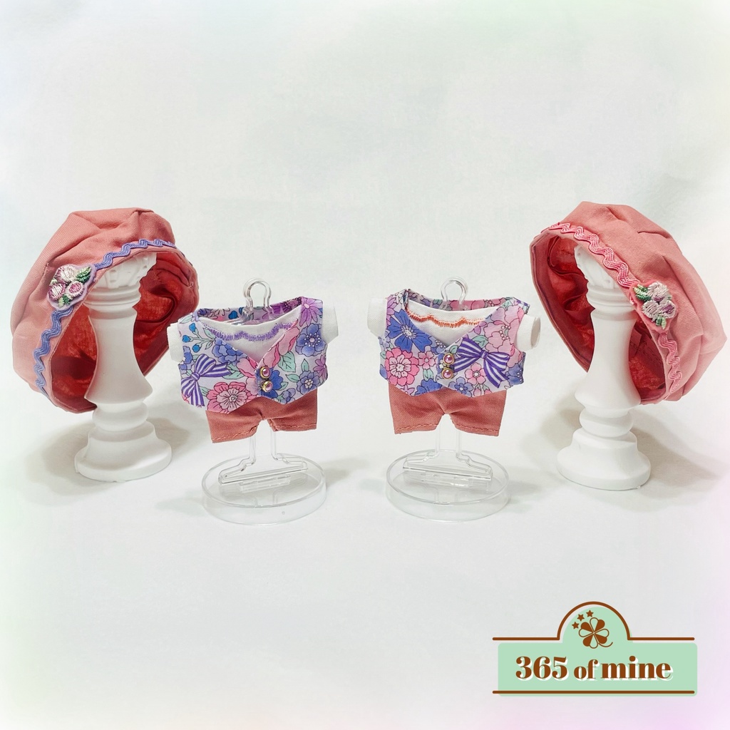 Ribbon Flower set(ピンク系)🎀🌼