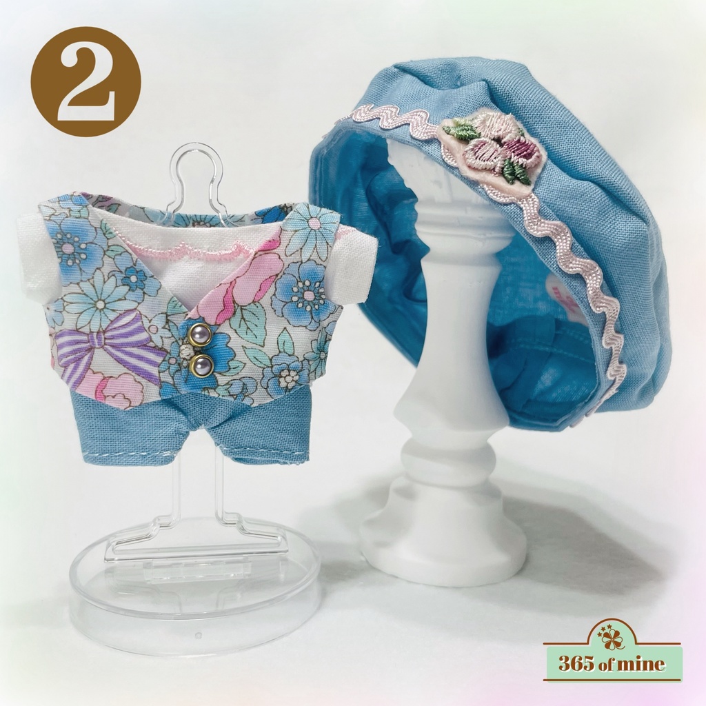 Ribbon Flower set(ブルー系)🎀🌼