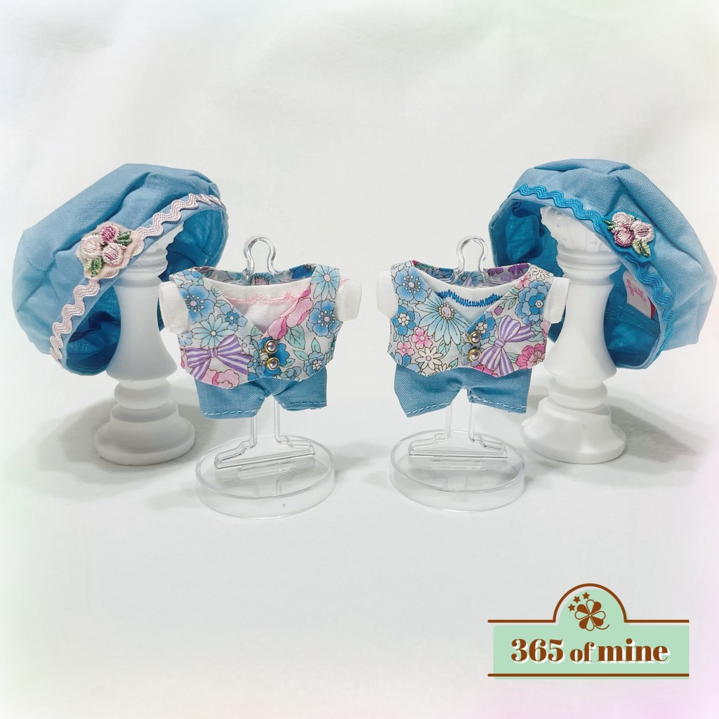 Ribbon Flower set(ブルー系)🎀🌼