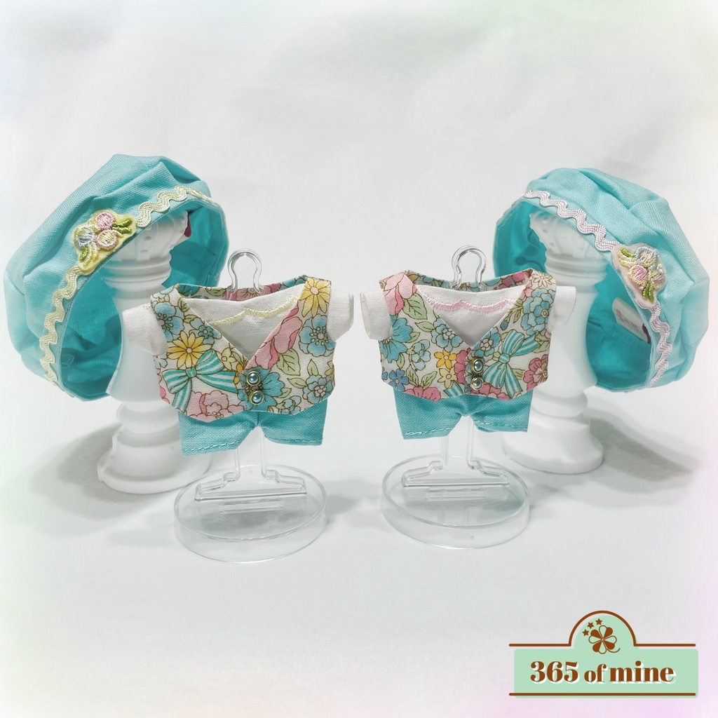 Ribbon Flower set(ミント系)🎀🌼