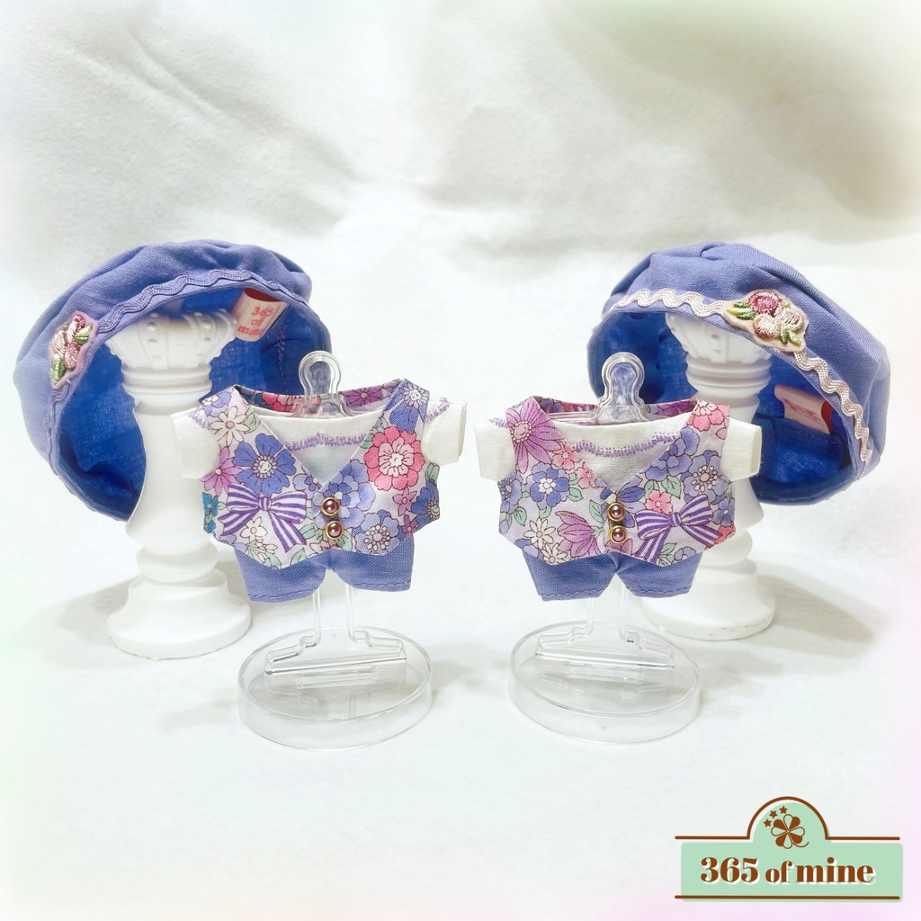 Ribbon Flower set(むらさき系)🎀🌼