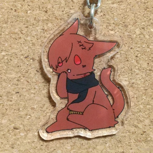 猫ラハキーホルダー