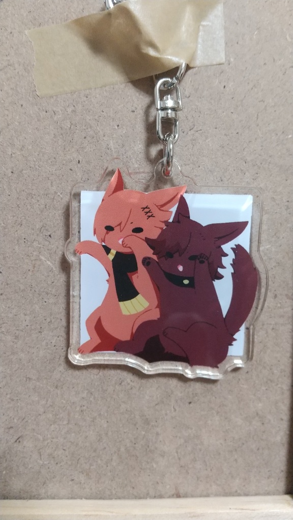 猫化ラハ光♂キーホルダー