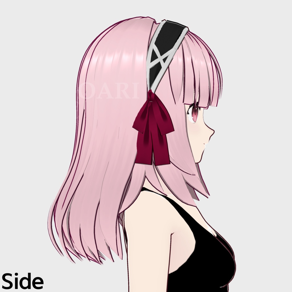 【VRoid】ロングメイドヘアプリセット / Long maid hair preset