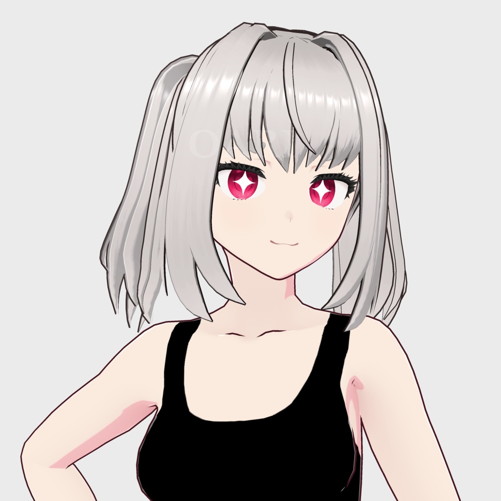 【VRoid】 ツインテールヘアプリセット / Twintail hair preset