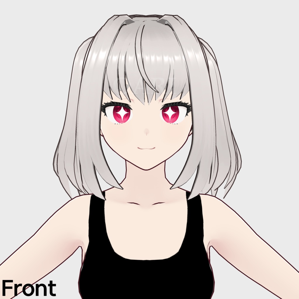 【VRoid】 ツインテールヘアプリセット / Twintail hair preset
