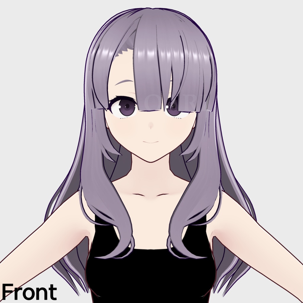【VRoid】 ロングヘアプリセット / Long hair preset