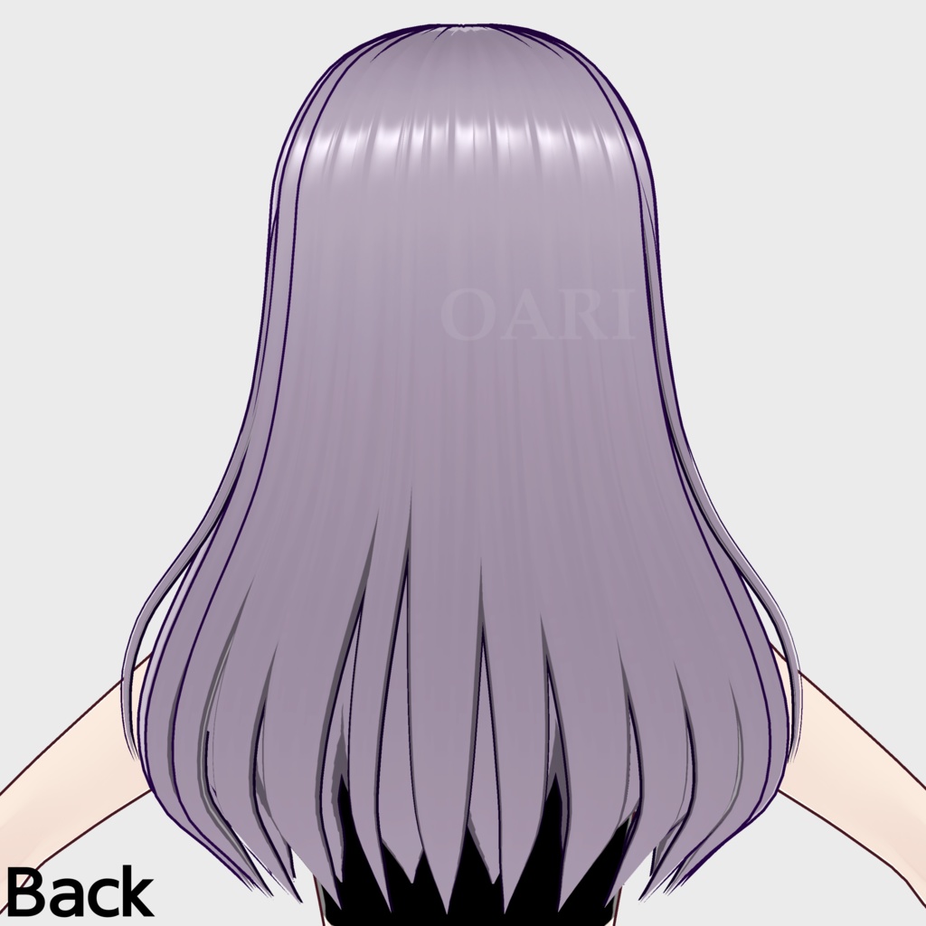 【VRoid】 ロングヘアプリセット / Long hair preset