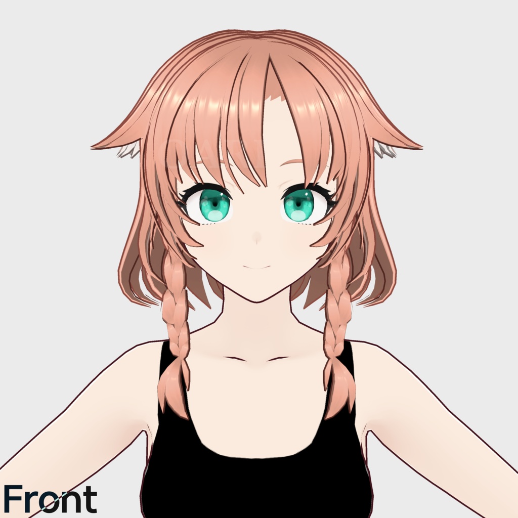 【VRoid】ネコミミショートヘアプリセット / Short cat hair preset