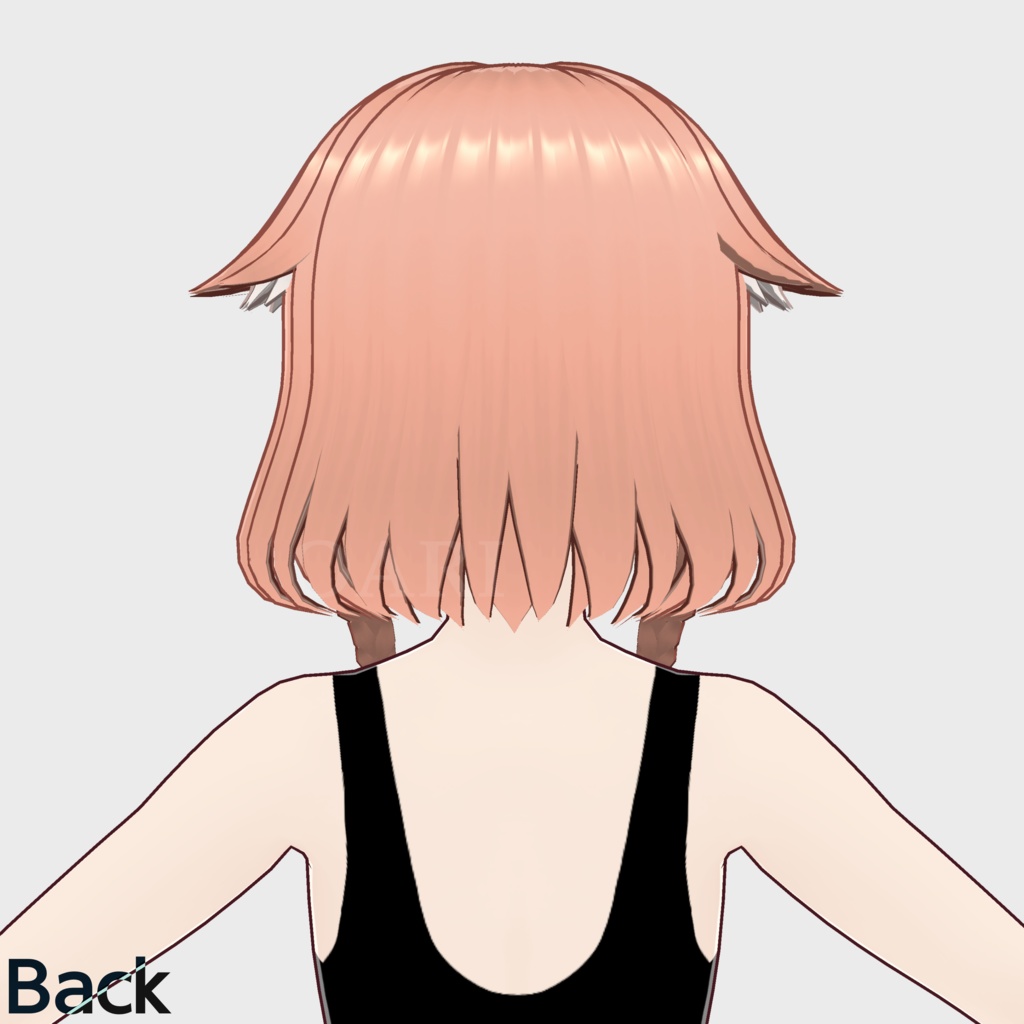 【VRoid】ネコミミショートヘアプリセット / Short cat hair preset