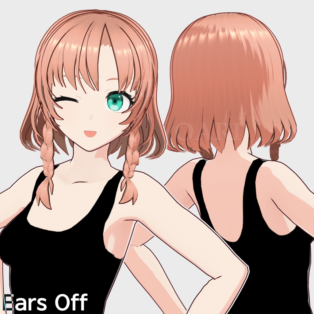 【VRoid】ネコミミショートヘアプリセット / Short cat hair preset