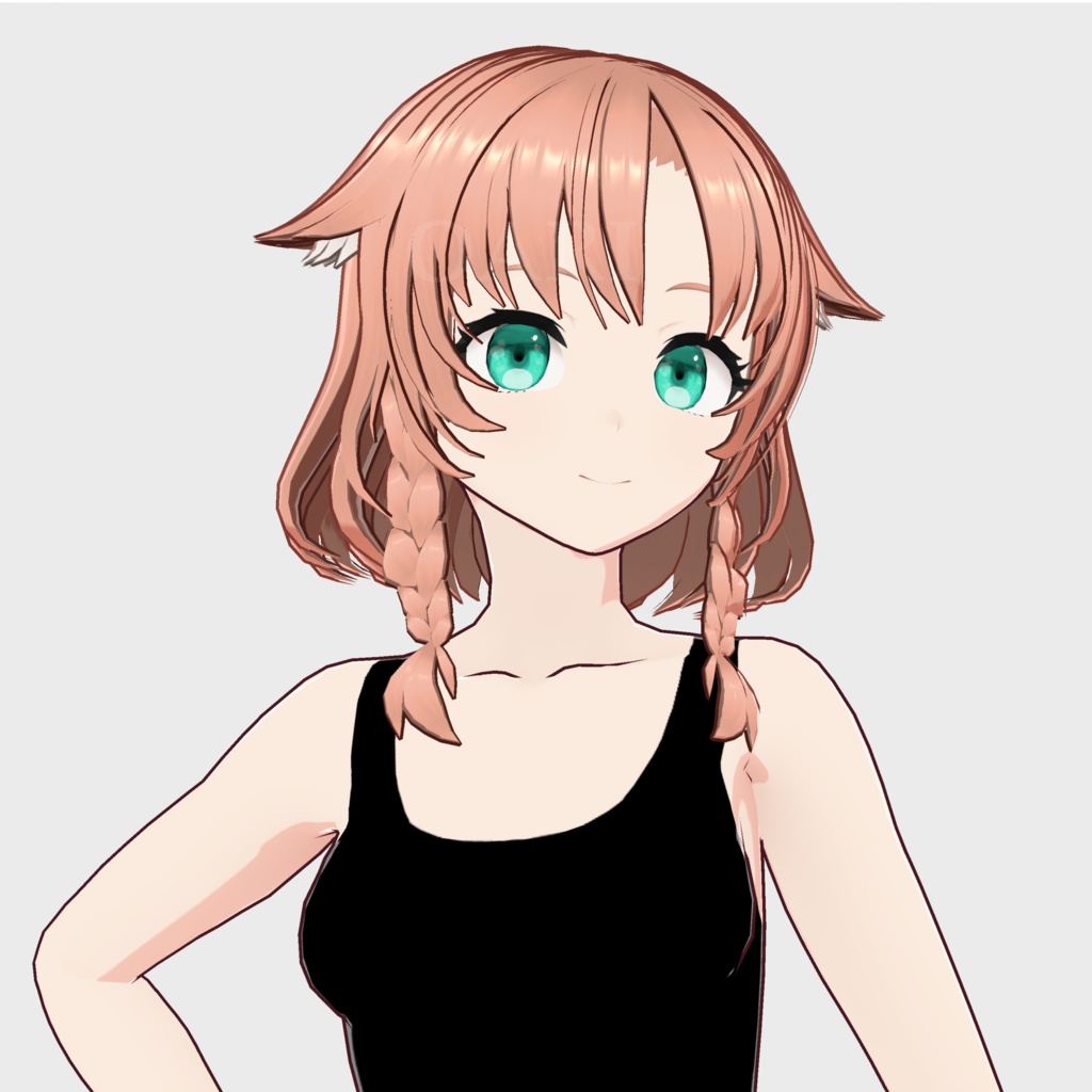 【VRoid】ネコミミショートヘアプリセット / Short cat hair preset