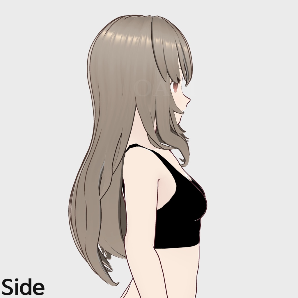 【VRoid】 ウェーブヘアプリセット / Wavy hair preset