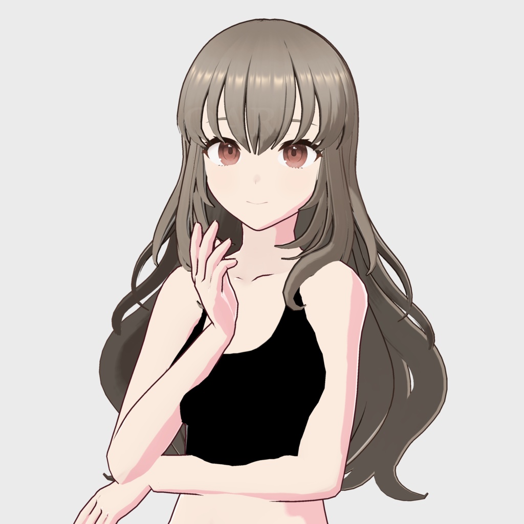 【VRoid】 ウェーブヘアプリセット / Wavy hair preset