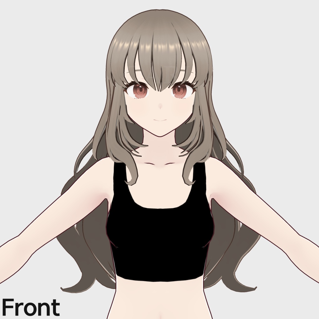 【VRoid】 ウェーブヘアプリセット / Wavy hair preset