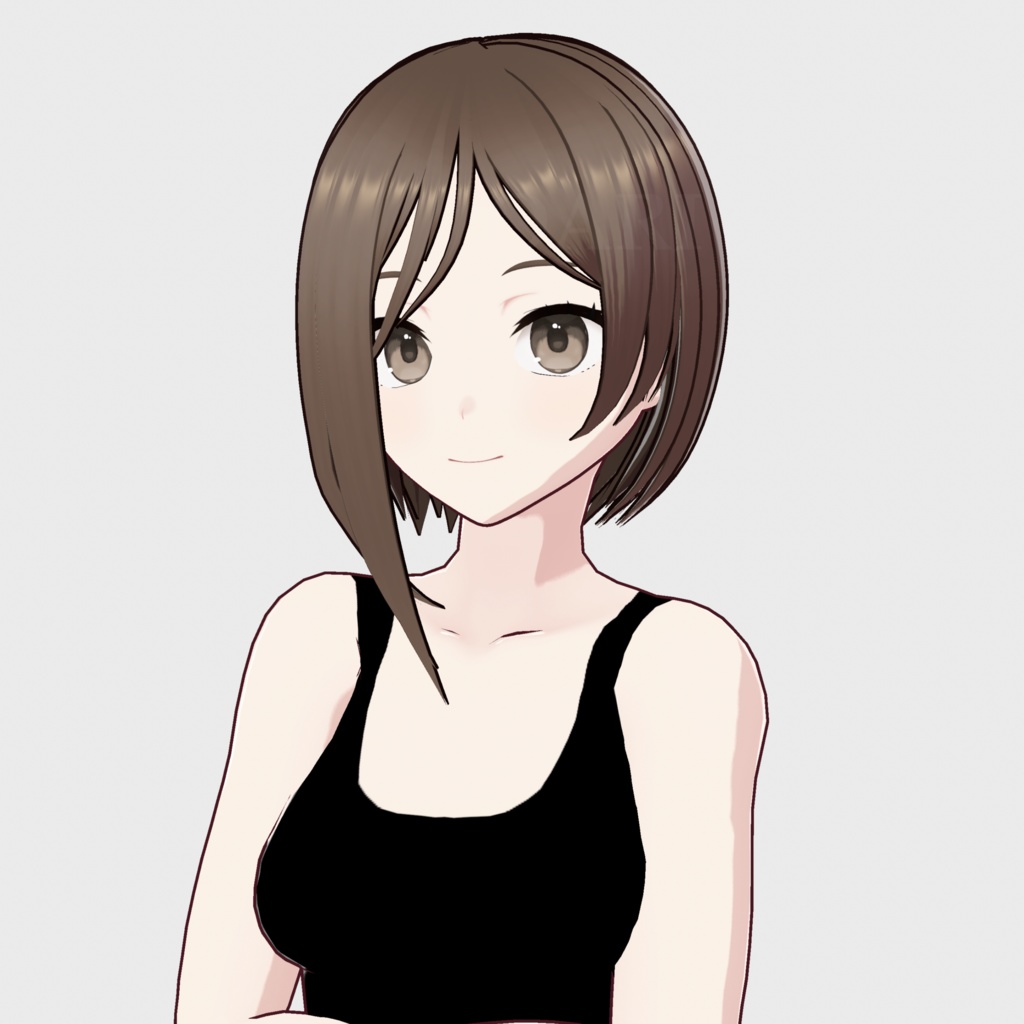 【VRoid】クールショートヘアプリセット / Cool short hair preset