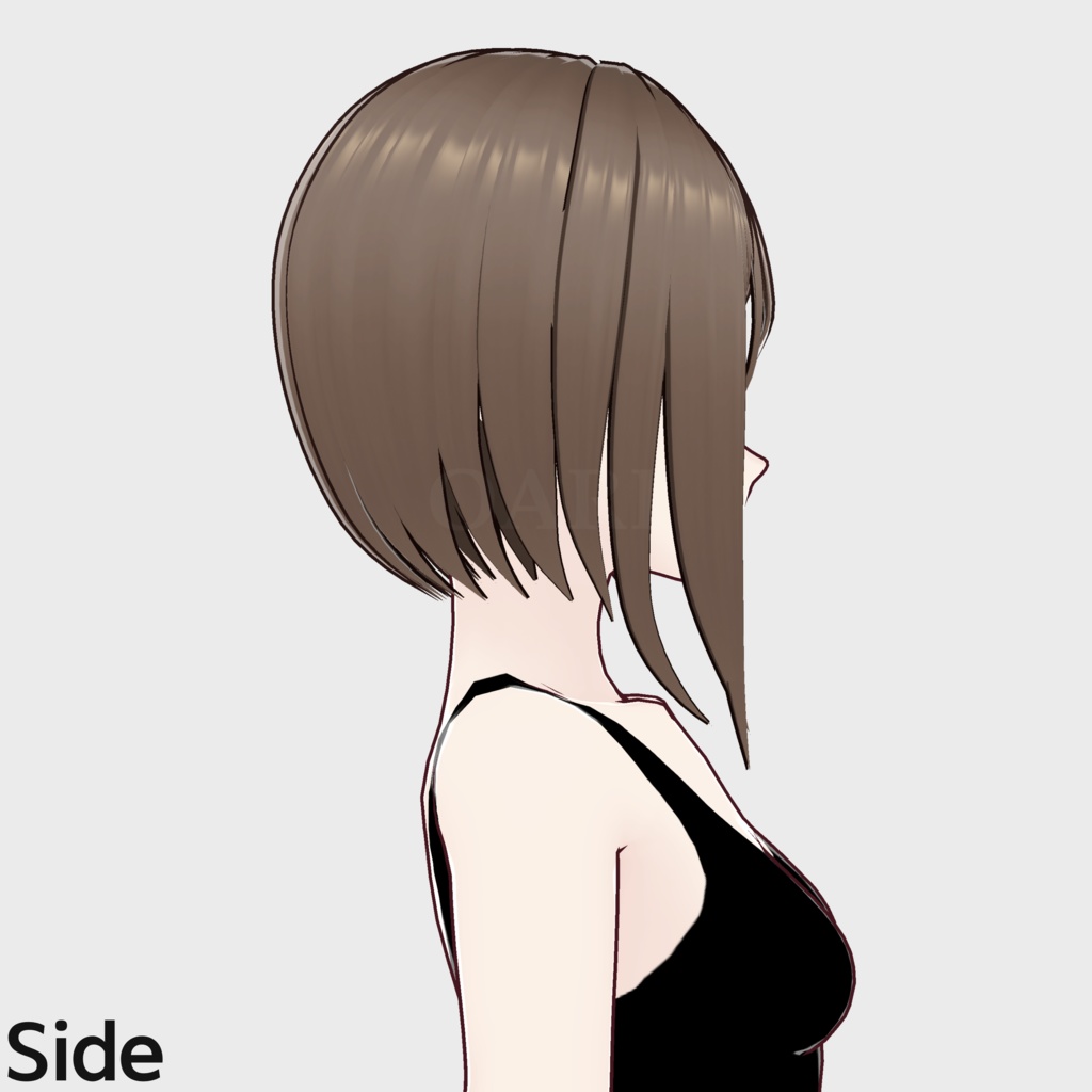 【VRoid】クールショートヘアプリセット / Cool short hair preset