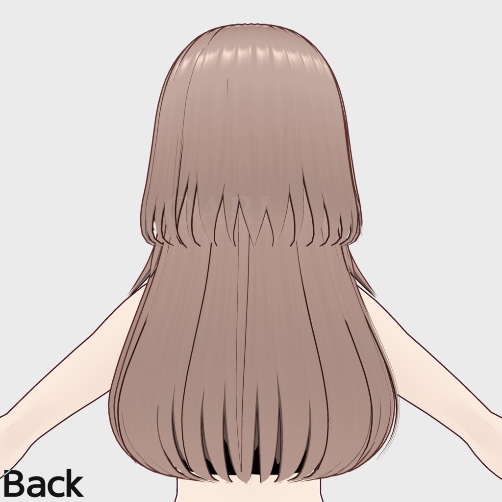 【VRoid】クラゲヘアプリセット / Jellyfish hair preset