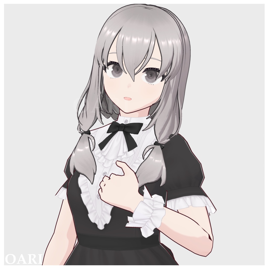 【VRoid】ローテールヘアプリセット / Lowtail hair preset
