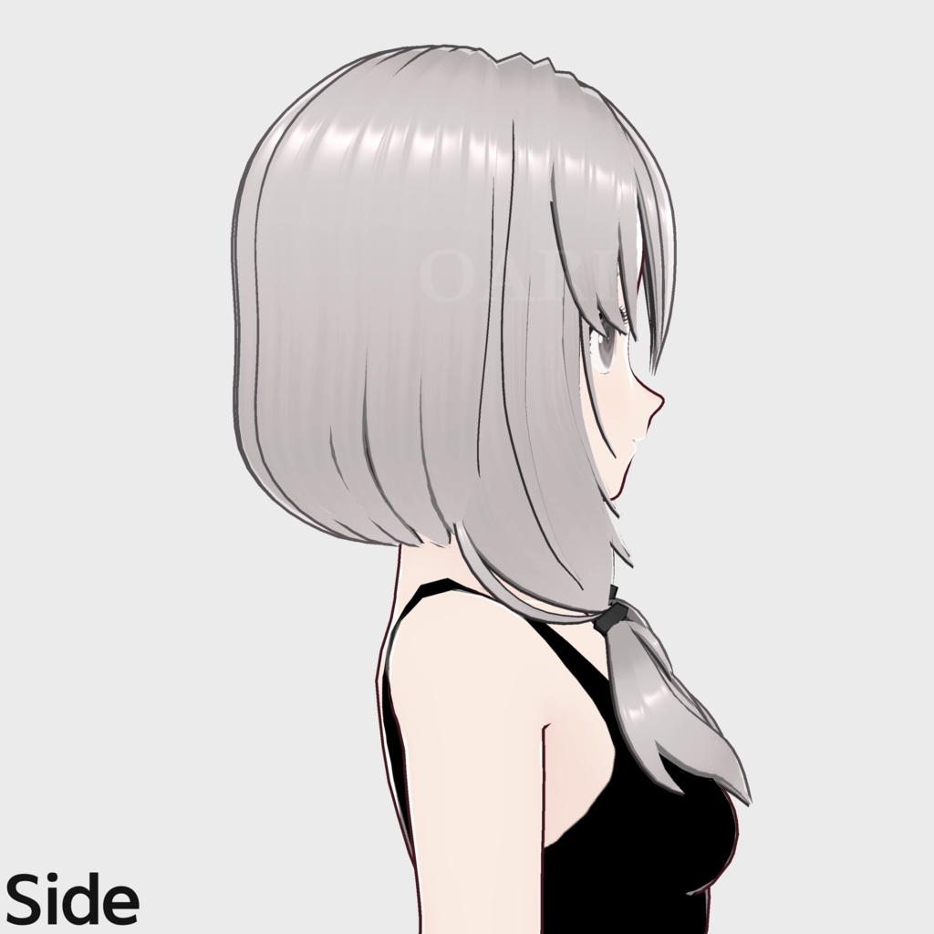 【VRoid】ローテールヘアプリセット / Lowtail hair preset