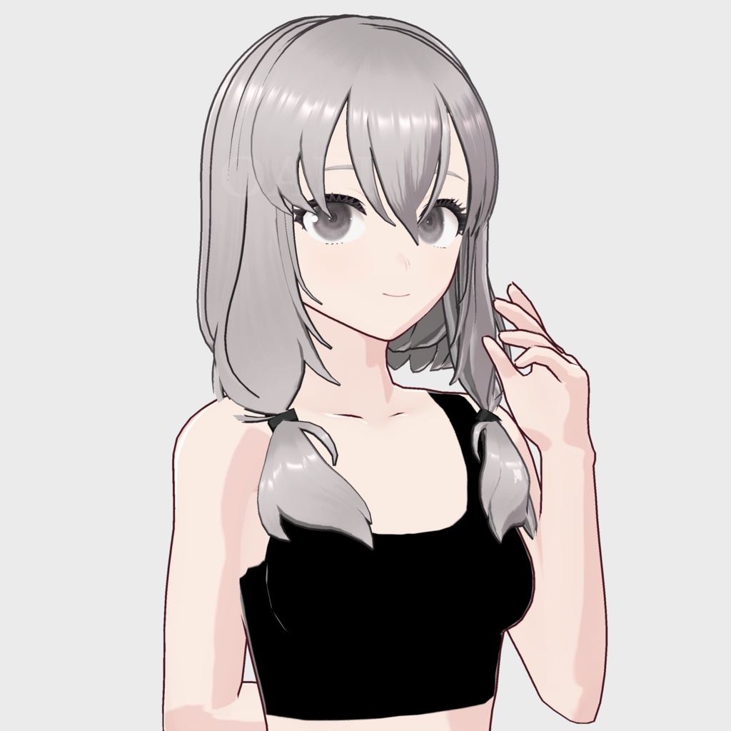 【VRoid】ローテールヘアプリセット / Lowtail hair preset
