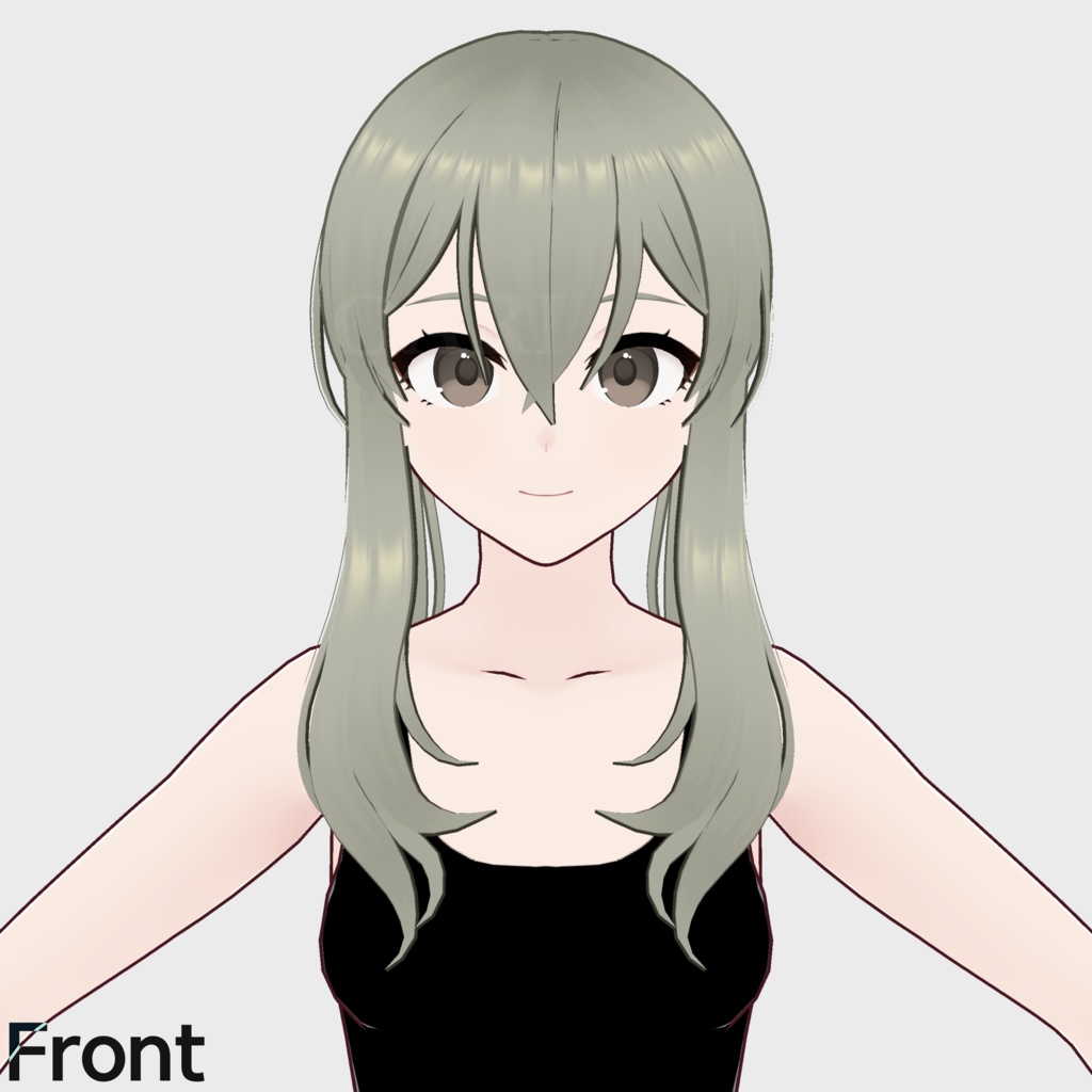 【VRoid】ショートツインテールヘアプリセット / Short twintail hair preset