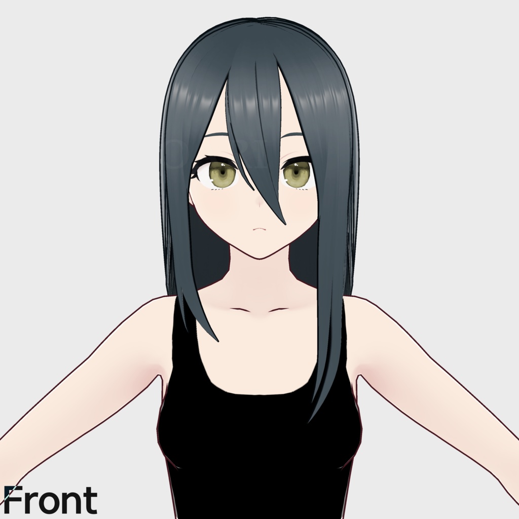 【VRoid】ロングヘアプリセット / Long hair preset