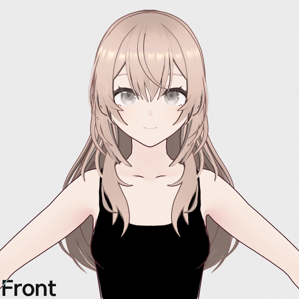 【VRoid】ロングヘアプリセット / Long hair preset