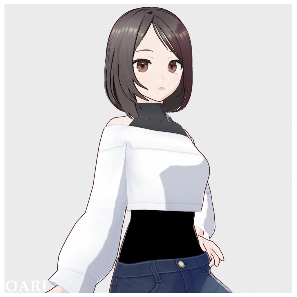 【VRoid】ボブヘアプリセット / Bob hair preset