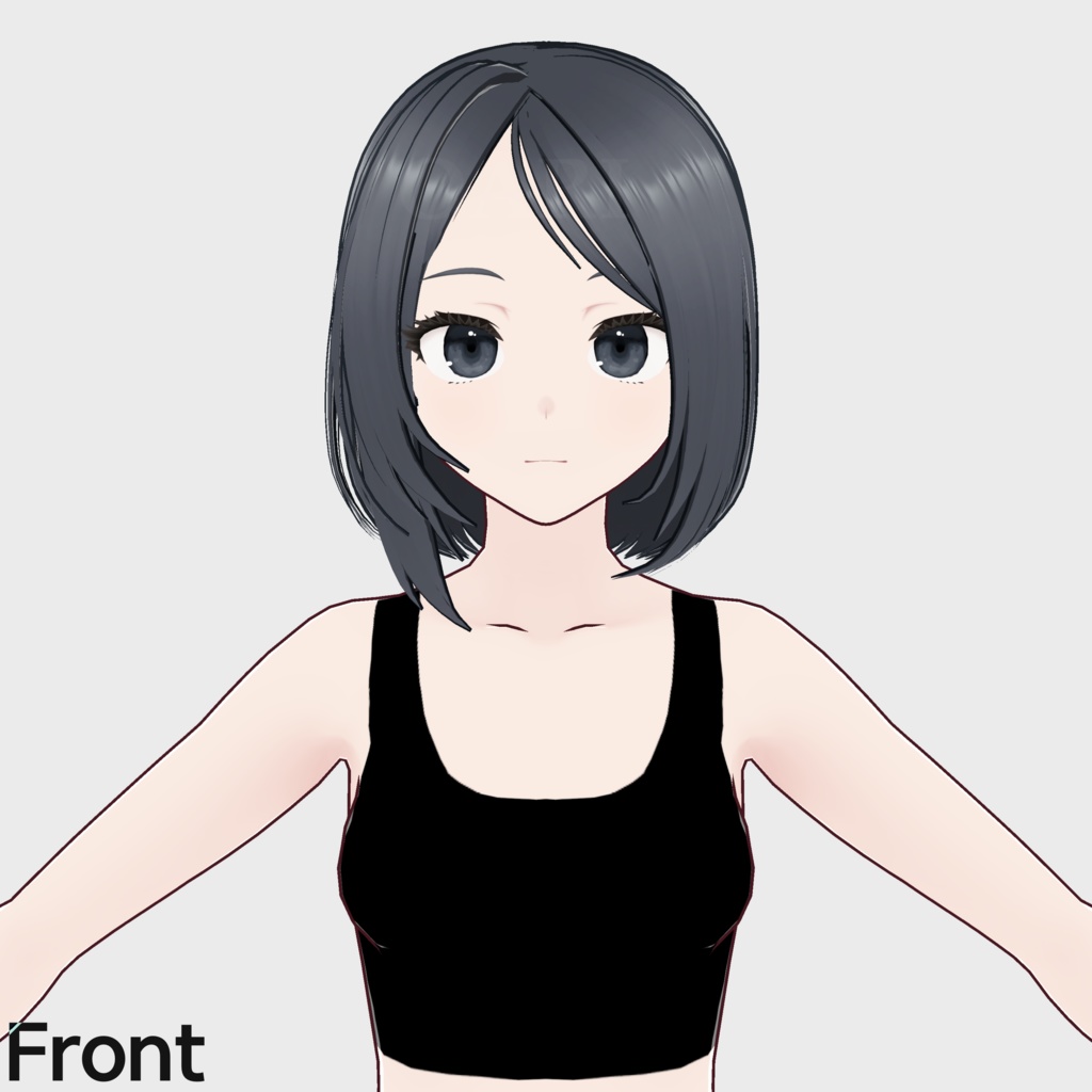 【VRoid】ボブヘアプリセット / Bob hair preset