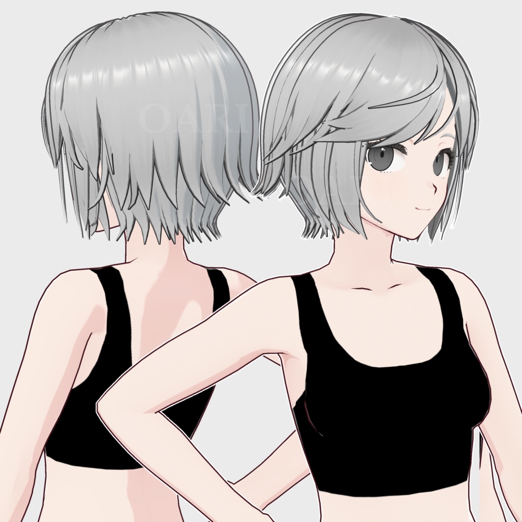 【VRoid】ショートヘアプリセット / Short hair preset