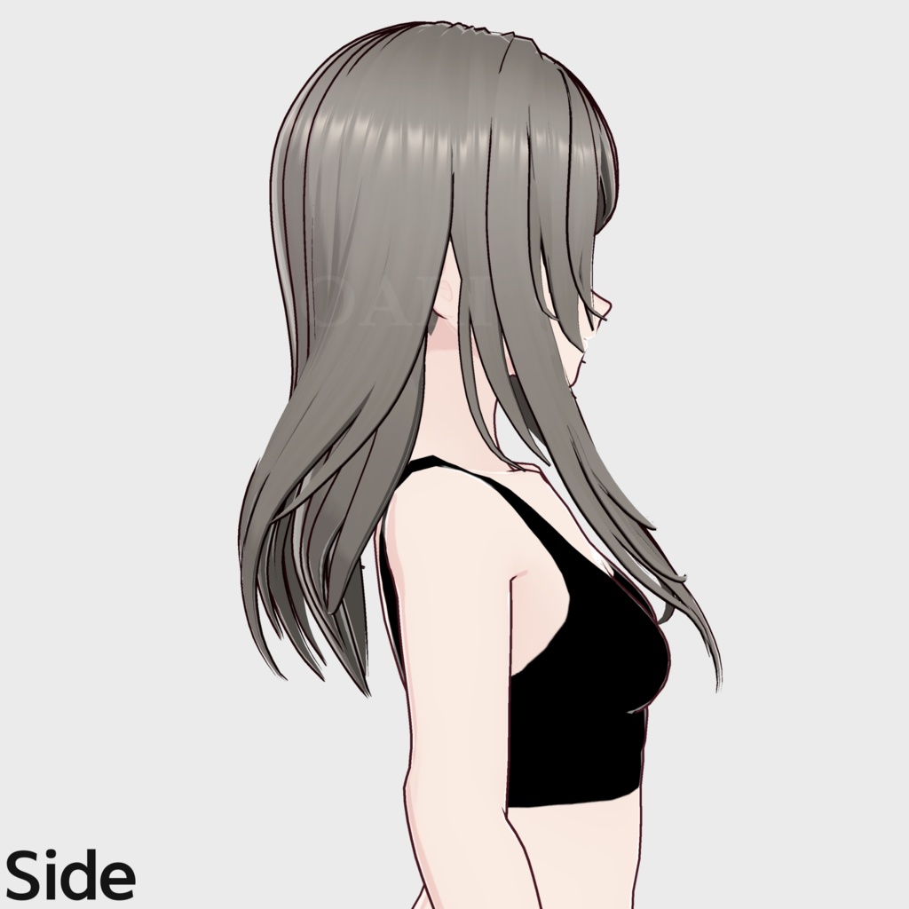 【VRoid】ロングヘアプリセット / Long hair preset