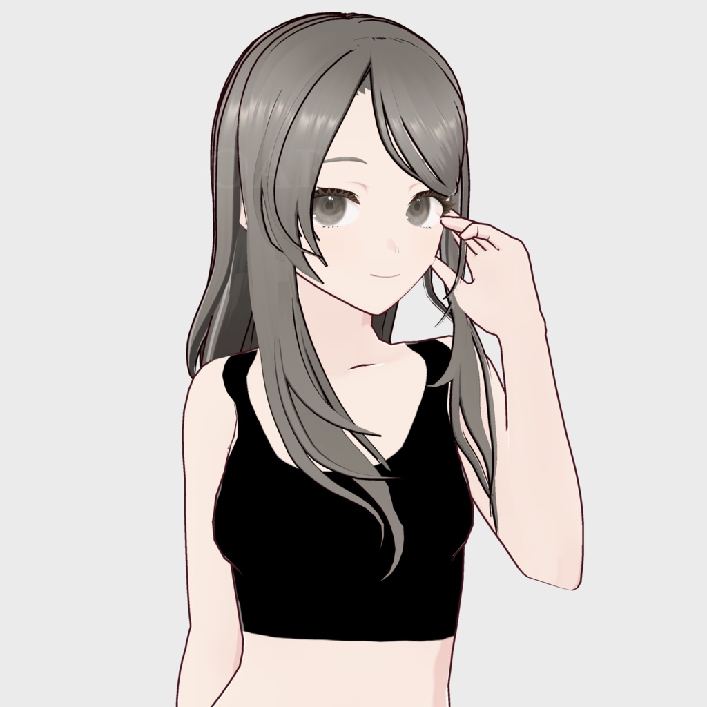 【VRoid】ロングヘアプリセット / Long hair preset