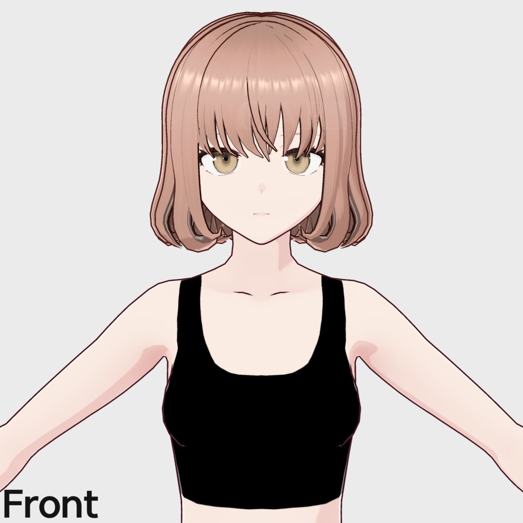 【VRoid】ボブヘアプリセット / Bob hair preset