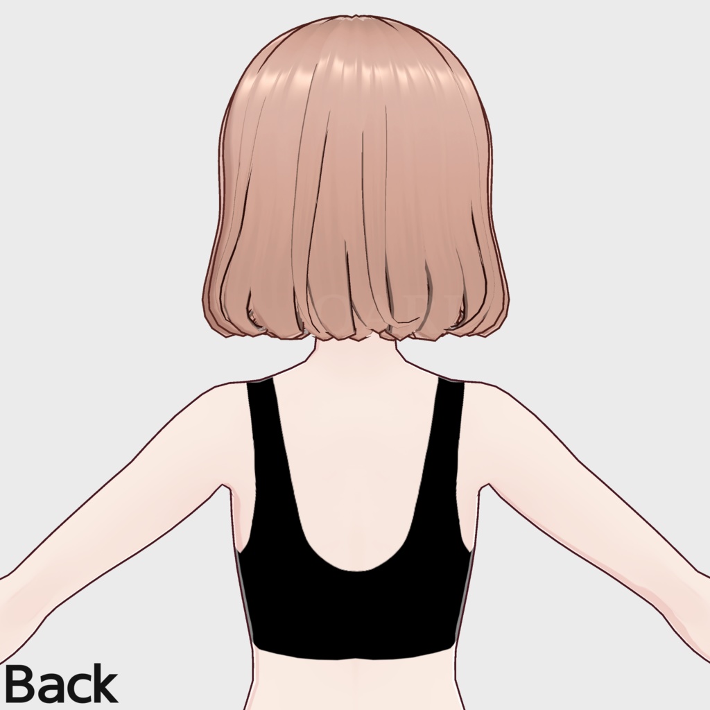 【VRoid】ボブヘアプリセット / Bob hair preset
