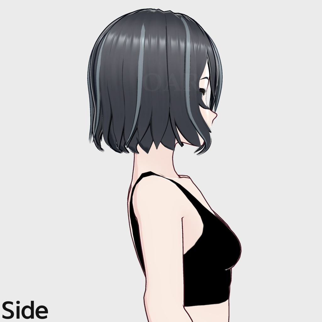 【VRoid】ボブヘアプリセット / Bob hair preset