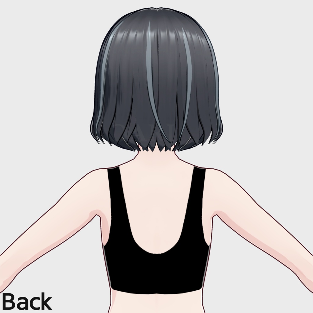 【VRoid】ボブヘアプリセット / Bob hair preset