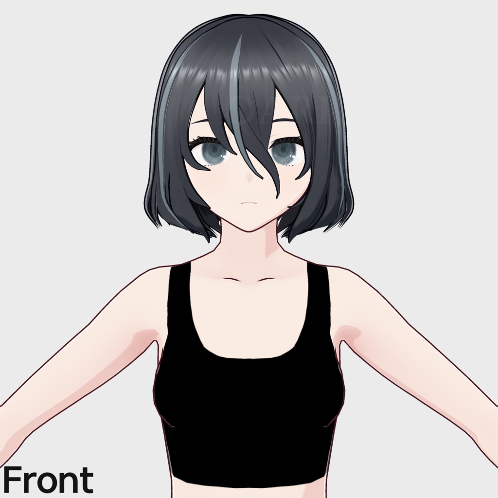 【VRoid】ボブヘアプリセット / Bob hair preset